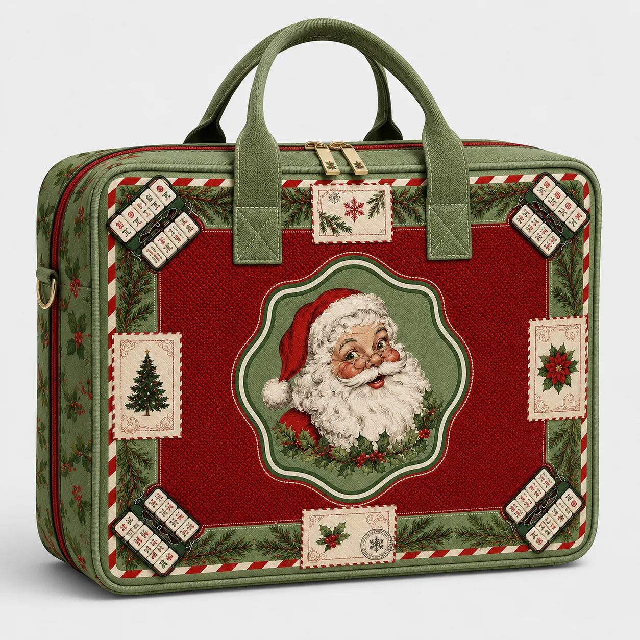 Christmas Mahjong Bag