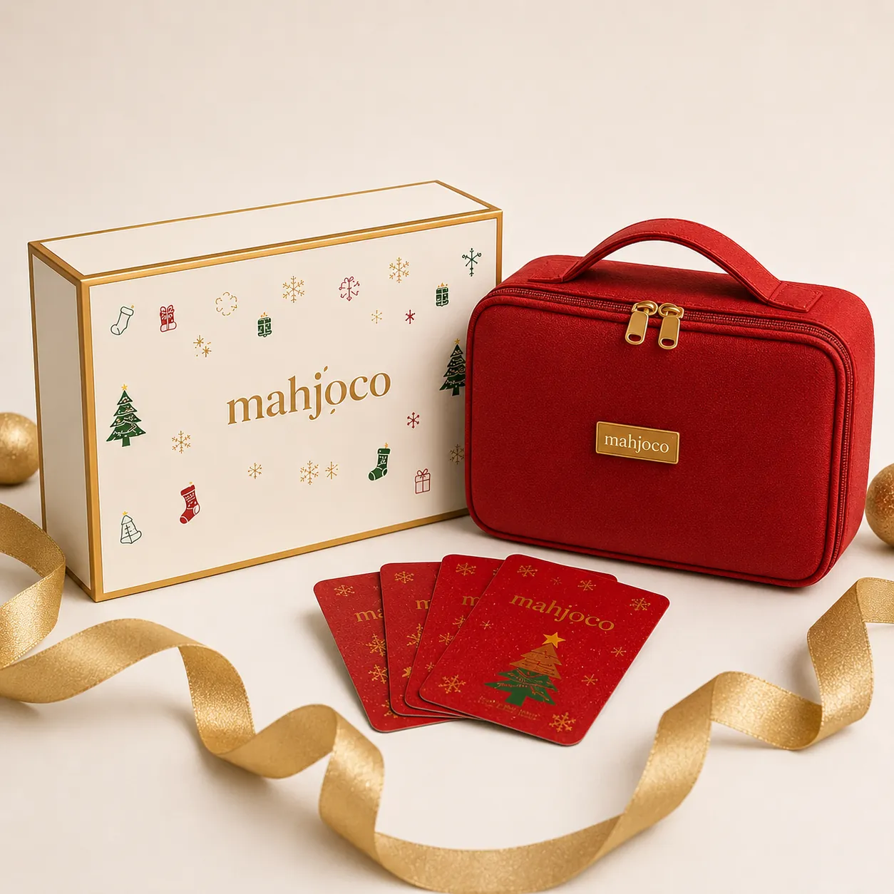 Christmas mahjong set feature