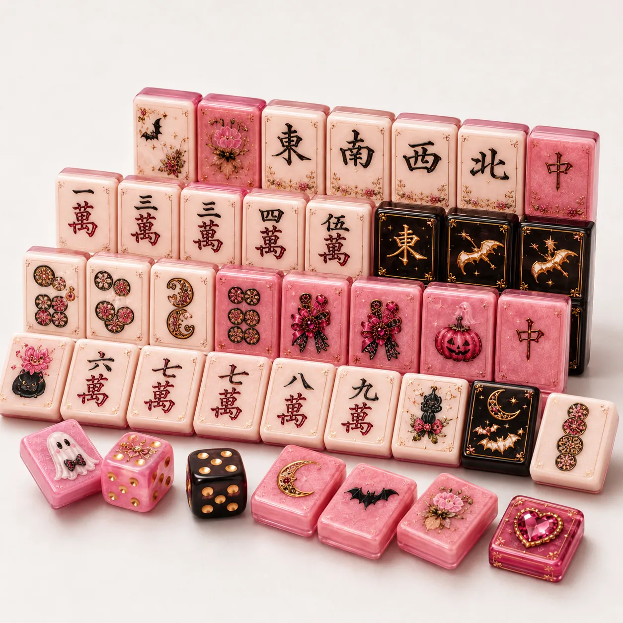 Playful Pink Halloween Set detail