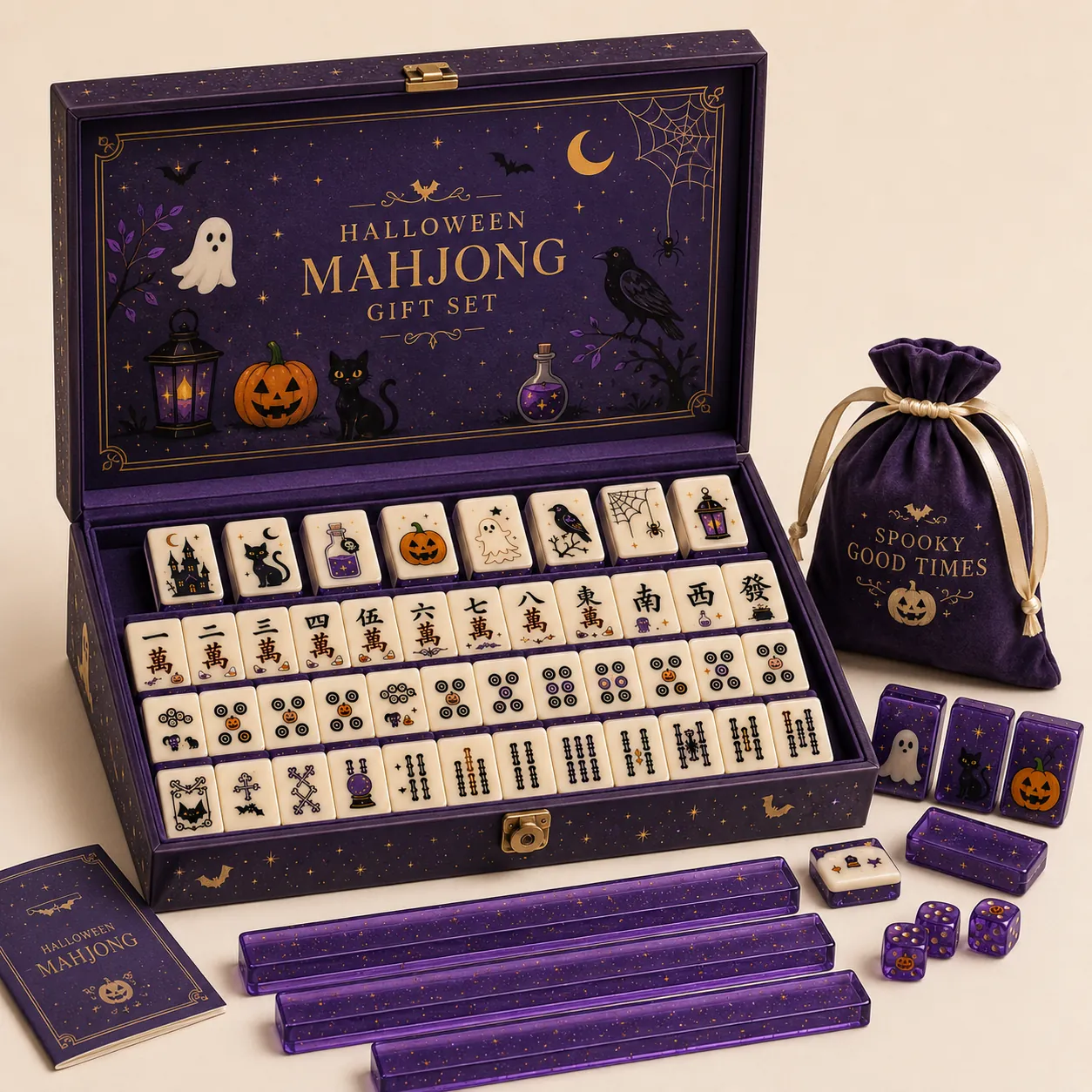 Classic Gothic Mahjong Set