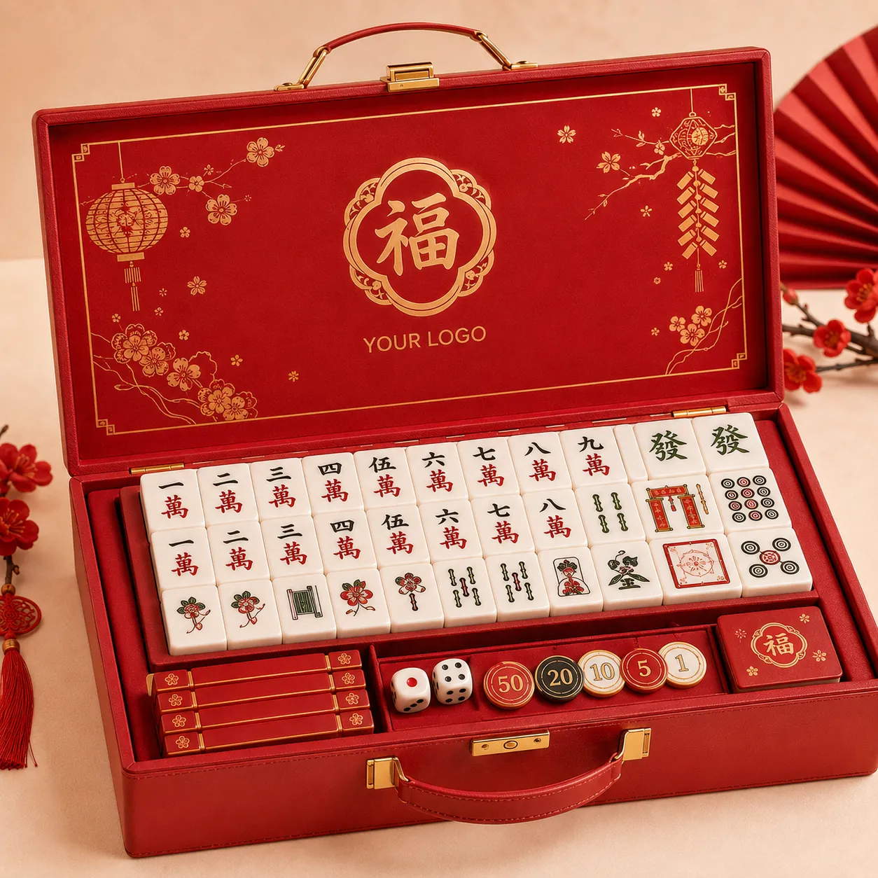 Premium Mahjong Travel Case