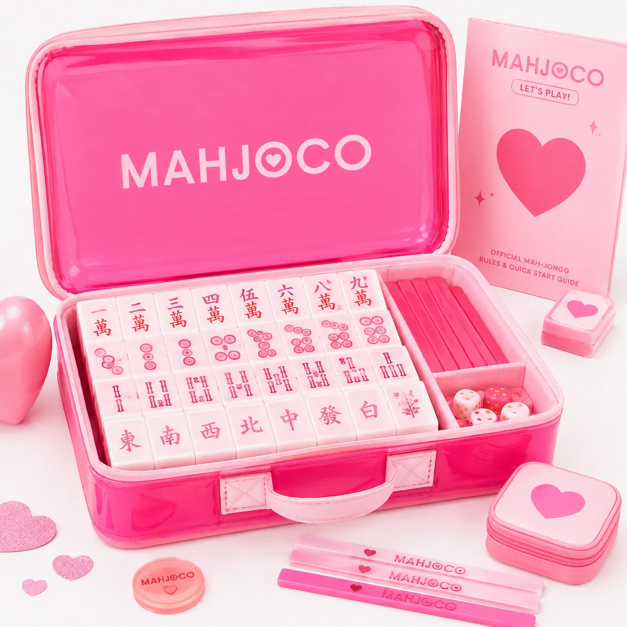 Valentine mahjong set 4