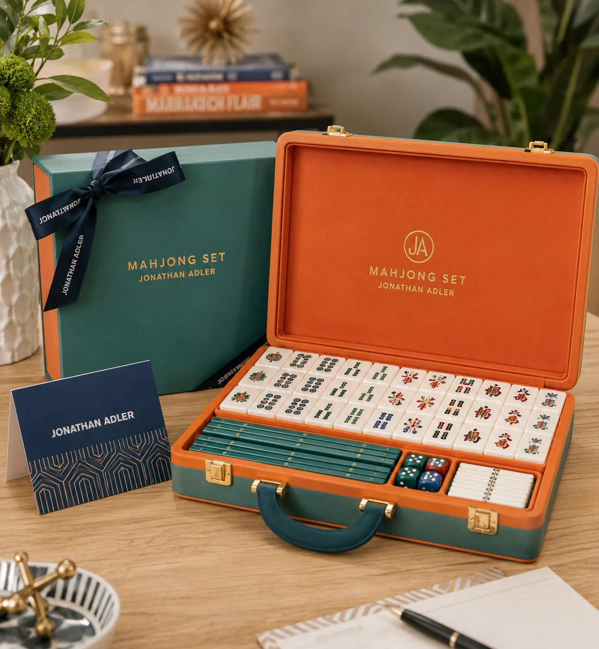 Mahjong set for client gifts