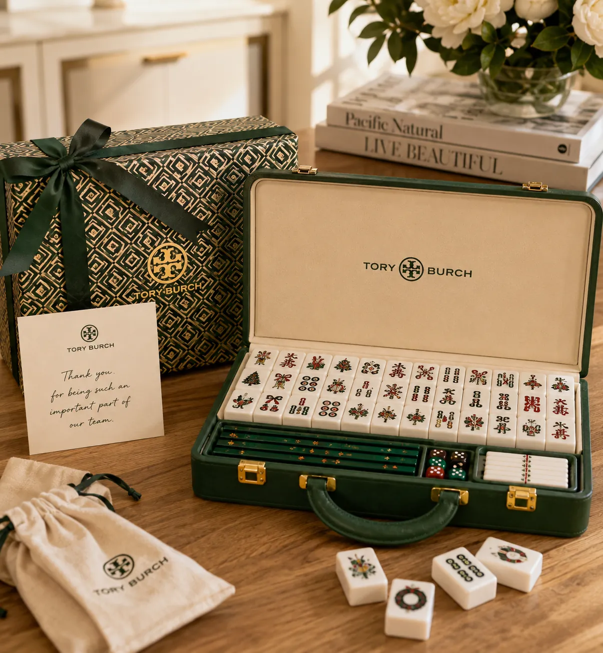 Mahjong set for employee gifting