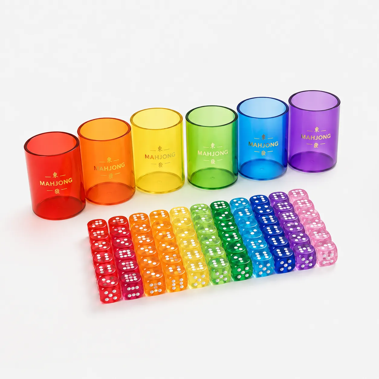 Mahjong Dice and Shaker Cup Set