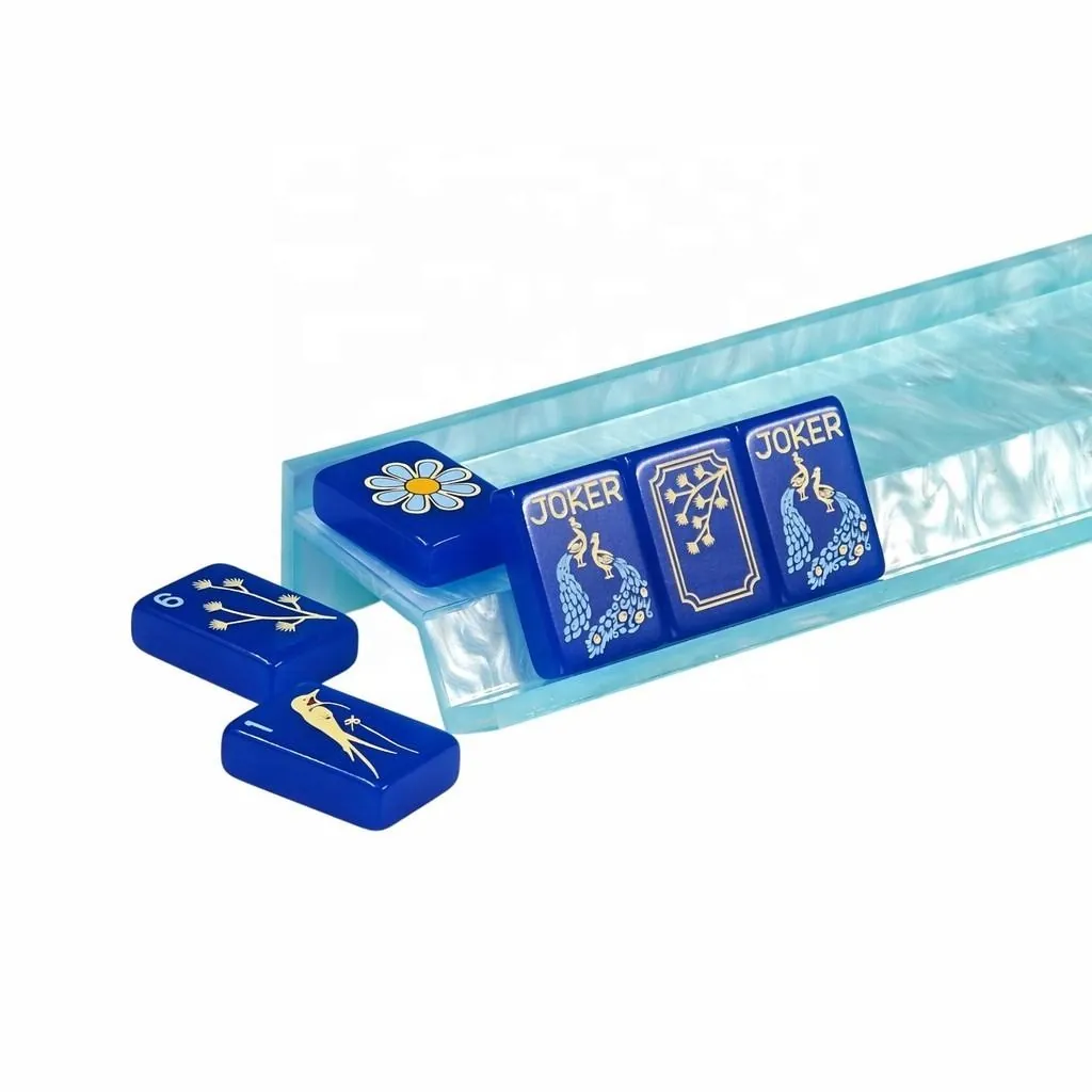 Decorative Inlay Acrylic Mahjong Tile Rack