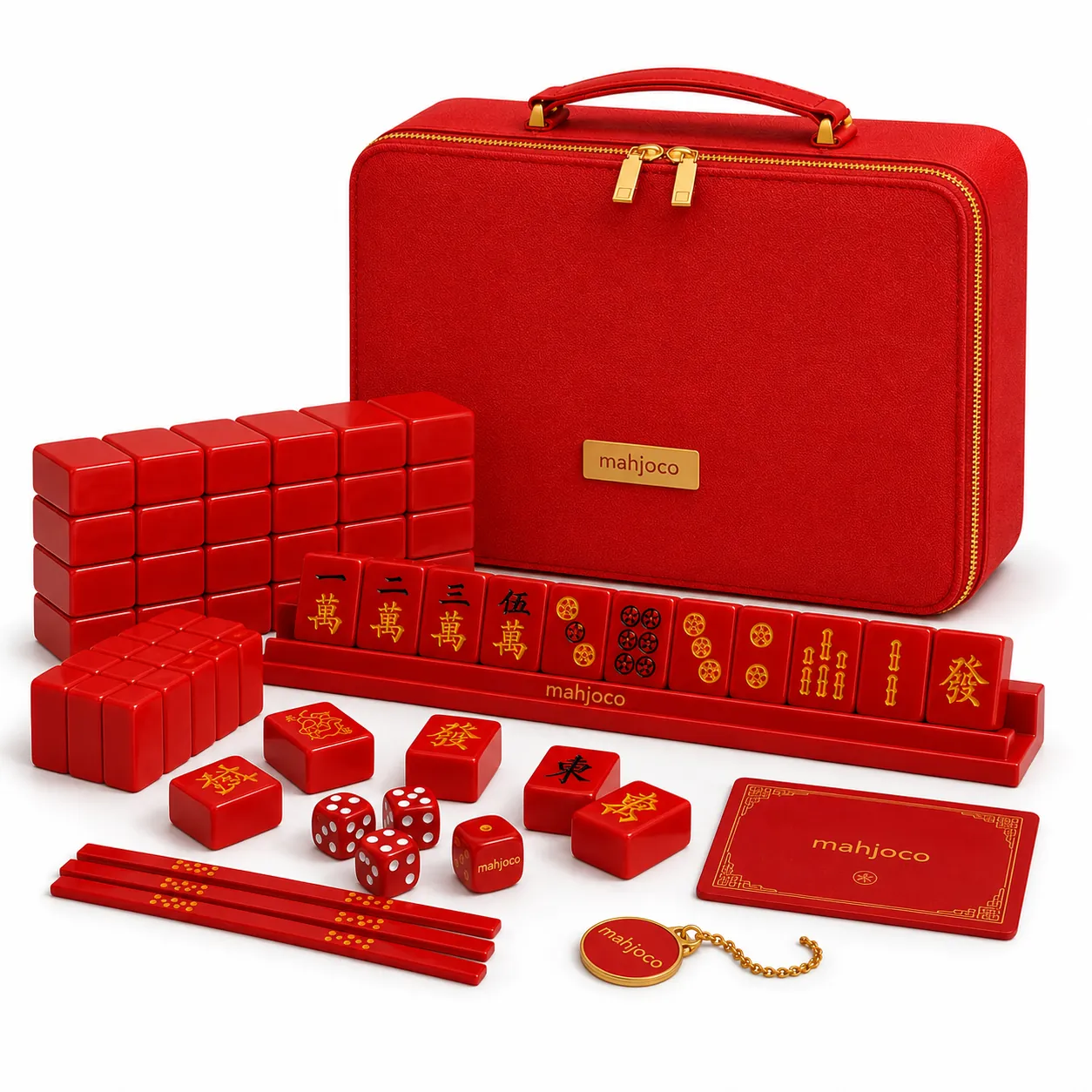 Hard Case Chinese Mahjong Set