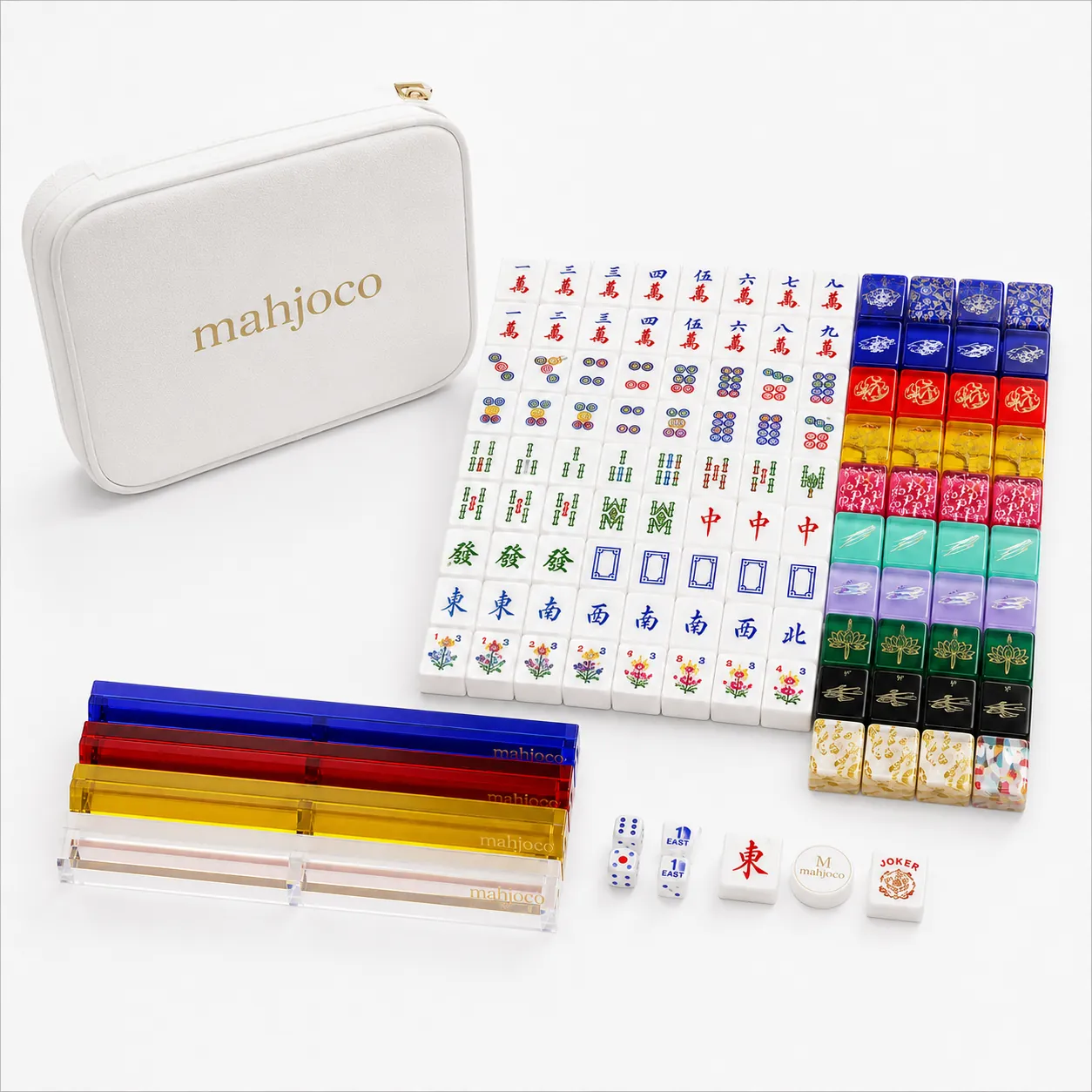 Custom Back Japanese Mahjong Set