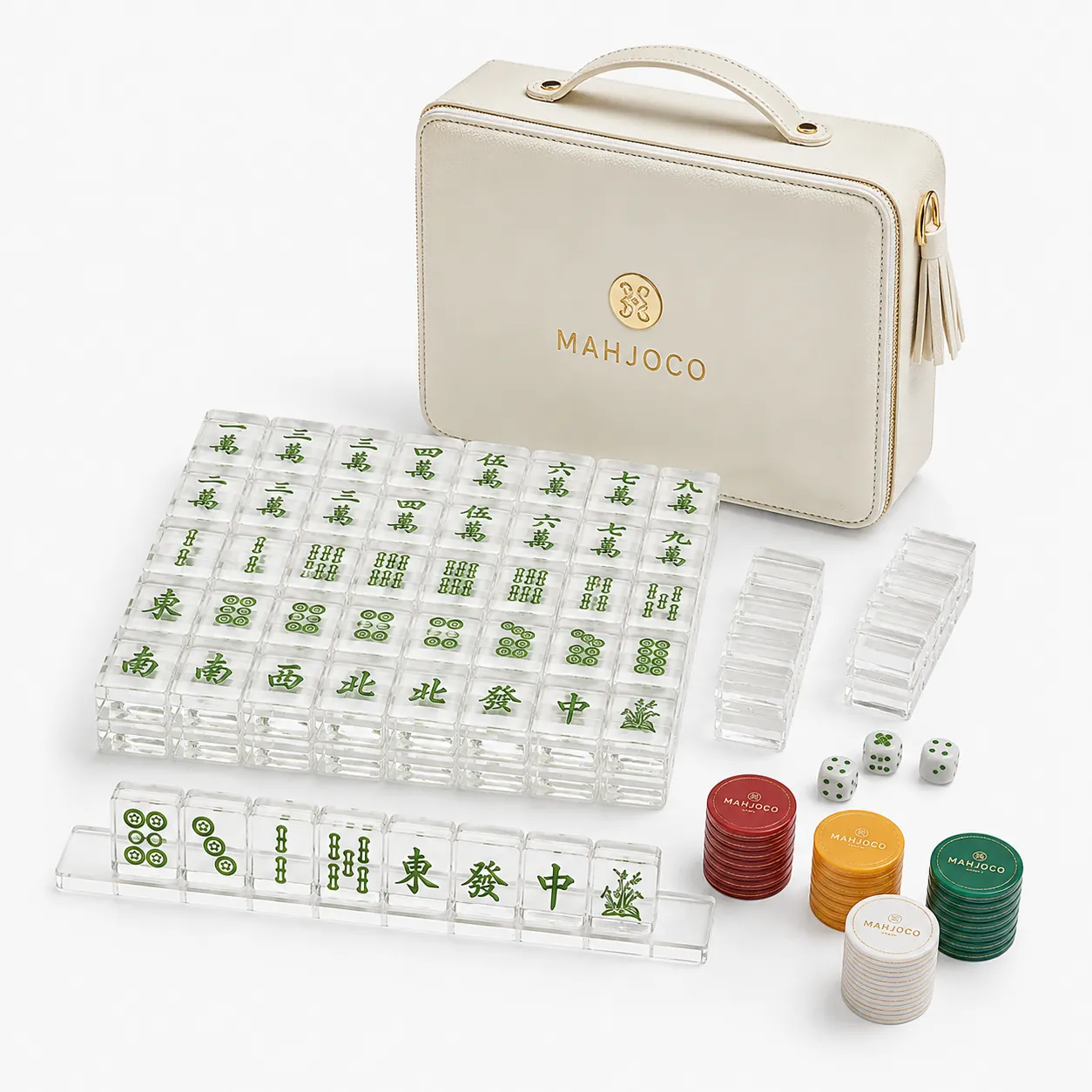 Character Tile Japanese Mahjong Set