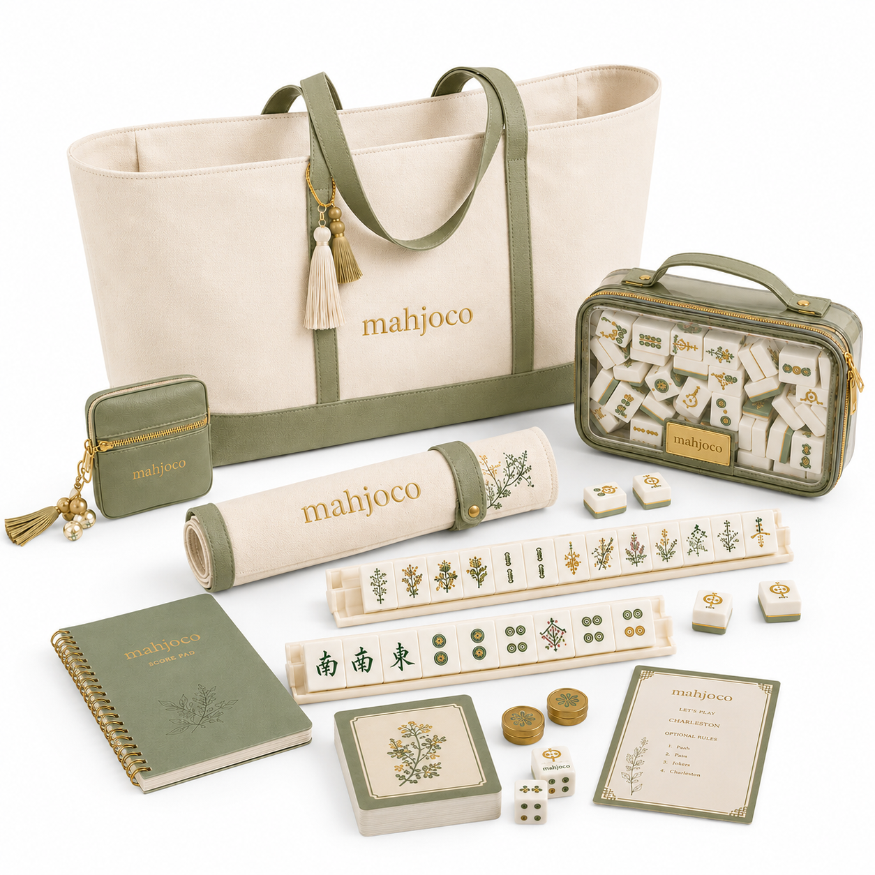 American Mahjong Starter Set with Tote Bags